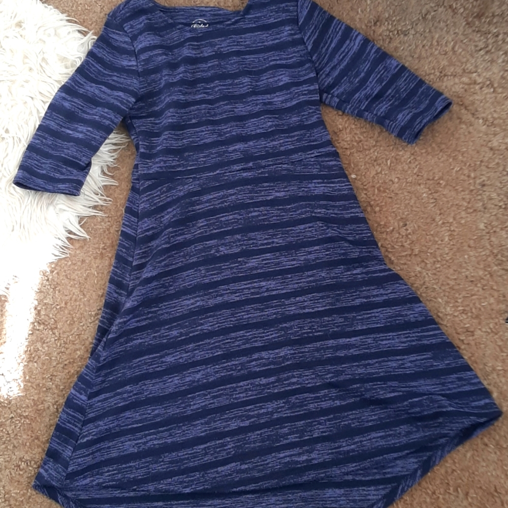 (Navy Blue Dress) Kids size 10/12